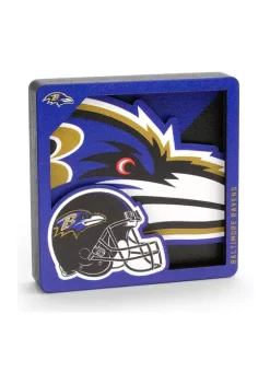 Best Pirce ✔️ NFL Baltimore Ravens 3D Logo Series Magnets by You The Fan ✨ -You The Fan Sales Belk 3485