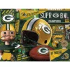 Outlet 👏 NFL Green Bay Packers Wooden Retro Series Puzzle by You The Fan ⭐