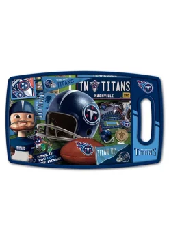 Buy ✨ NFL Tennessee Titans Retro Series Cutting Board by You The Fan 🛒 -You The Fan Sales Belk 3515