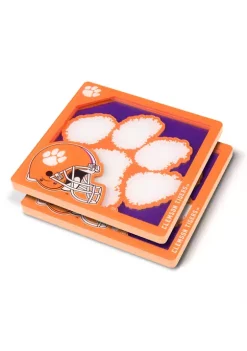 Flash Sale 🛒 NCAA Clemson Tigers 3D Logo Series Coasters by You The Fan 🛒 -You The Fan Sales Belk 3523
