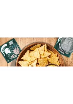 Hot Sale ✔️ Michigan State Spartans NCAA Michigan St Spartans 3D Logo Series Coasters by You The Fan ✔️ -You The Fan Sales Belk 3619