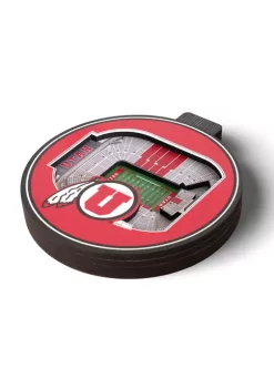 Outlet ⌛ NCAA Utah Utes 3D StadiumView Ornament - Jon M. Huntsman Center by You The Fan 🔔 -You The Fan Sales Belk 363