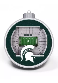 Brand new 🔥 NCAA Michigan State Spartans FB 3D StadiumView Ornament - Spartan Stadium by You The Fan 🧨 -You The Fan Sales Belk 3652