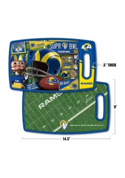 Best Sale ✨ NFL Los Angeles Rams Retro Series Cutting Board by You The Fan ⭐ -You The Fan Sales Belk 3686