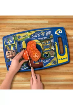 Best Sale ✨ NFL Los Angeles Rams Retro Series Cutting Board by You The Fan ⭐ -You The Fan Sales Belk 3688