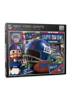 Cheap ❤️ New York Giants Retro Series Puzzle - 500 Pieces by You The Fan 👍