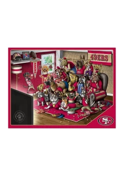 Flash Sale ⌛ NFL San Francisco 49ers Purebred Fans 500 Piece Puzzle-"A Real Nailbiter" by You The Fan 😀 -You The Fan Sales Belk 3775