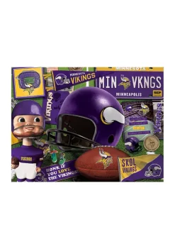 Wholesale ❤️ Minnesota Vikings Retro Series Puzzle - 500 Pieces by You The Fan 🎉 -You The Fan Sales Belk 3794