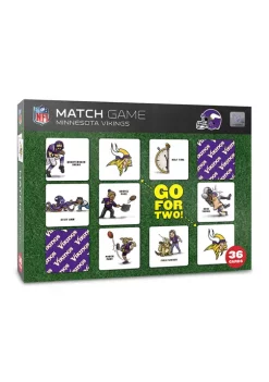 Outlet ✔️ NFL Minnesota Vikings Licensed Memory Match Game by You The Fan 🔥 -You The Fan Sales Belk 3817
