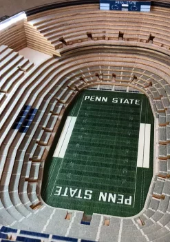 Outlet 😀 NCAA Penn State Nittany Lions 25-Layer StadiumViews Lighted End Table - Beaver Stadium by You The Fan ⌛ -You The Fan Sales Belk 386