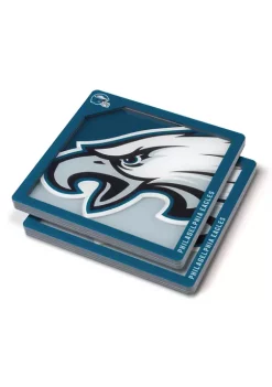 Budget ✨ NFL Philadelphia Eagles 3D Logo Series Coasters by You The Fan 🤩 -You The Fan Sales Belk 3875
