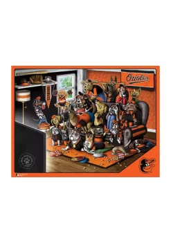 Promo 😀 MLB Baltimore Orioles Purebred Fans 500 Piece Puzzle - "A Real Nailbiter" by You The Fan 🔥 -You The Fan Sales Belk 3878