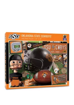 Buy 😀 NCAA Oklahoma State Cowboys Retro Series Puzzle - 500 Pieces by You The Fan ✔️ -You The Fan Sales Belk 3904