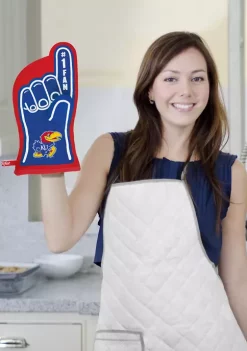 Best Sale 🔥 NCAA Kansas Jayhawks #1 Oven Mitt by You The Fan 🧨 -You The Fan Sales Belk 3919