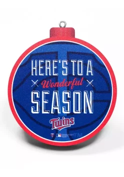Flash Sale 🎉 MLB Minnesota Twins 3D Logo Series Ornaments by You The Fan ⭐ -You The Fan Sales Belk 3925