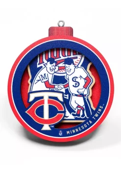 Flash Sale 🎉 MLB Minnesota Twins 3D Logo Series Ornaments by You The Fan ⭐ -You The Fan Sales Belk 3928