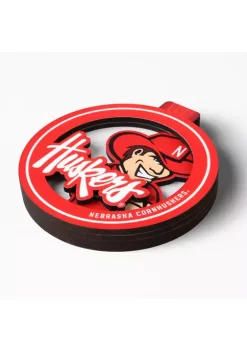 Best Sale ✔️ NCAA Nebraska Cornhuskers 3D Logo Series Ornaments by You The Fan 👍 -You The Fan Sales Belk 3936
