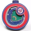Outlet 🥰 MLB Washington Nationals 3D StadiumView Ornament - Nationals Park by You The Fan 🛒 -You The Fan Sales Belk 3939