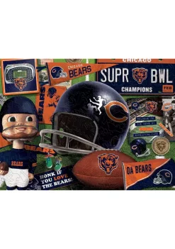 Cheap 😍 NFL Chicago Bears Wooden Retro Series Puzzle by You The Fan 🔥 -You The Fan Sales Belk 3961
