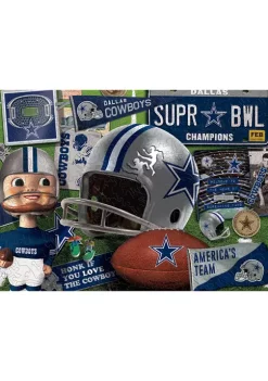 Best deal ⌛ NFL Dallas Cowboys Wooden Retro Series Puzzle by You The Fan 🧨 -You The Fan Sales Belk 3973