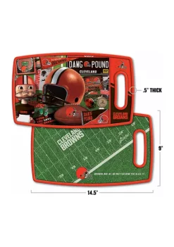 New 🛒 NFL Cleveland Browns Retro Series Cutting Board by You The Fan 🔔 -You The Fan Sales Belk 3988
