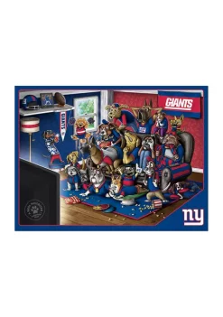 Hot Sale 🧨 NFL New York Giants Purebred Fans 500-Piece Puzzle-"A Real Nailbiter" by You The Fan 👏 -You The Fan Sales Belk 3994