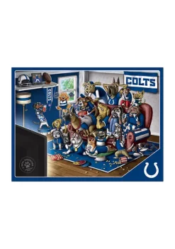 Outlet ⌛ NFL Indianapolis Colts Purebred Fans 500-Piece Puzzle-"A Real Nailbiter" by You The Fan 😍 -You The Fan Sales Belk 3998