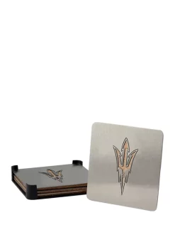 Cheapest ✨ NCAA Set of 4 Arizona State Sun Devils Coasters by You The Fan 👍 -You The Fan Sales Belk 4021