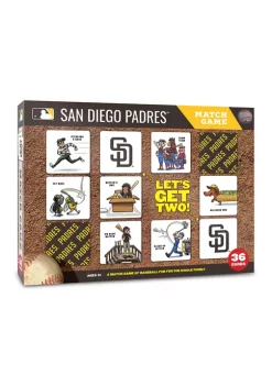 Hot Sale 🤩 MLB San Diego Padres Licensed Memory Match Game by You The Fan ✔️ -You The Fan Sales Belk 4060
