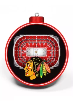 Promo 🎁 NHL Chicago Blackhawks 3D Stadium View Ornament by You The Fan 🛒 -You The Fan Sales Belk 4096