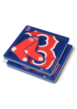 Wholesale ❤️ MLB Boston Red Sox 3D Logo Series Coasters by You The Fan 🔔 -You The Fan Sales Belk 4165