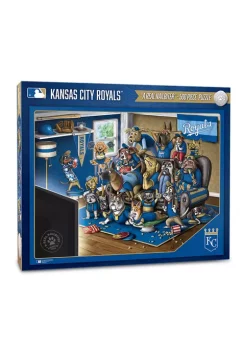Cheapest 🌟 MLB Kansas City Royals Purebred Fans 500 Piece Puzzle - "A Real Nailbiter" by You The Fan 😀