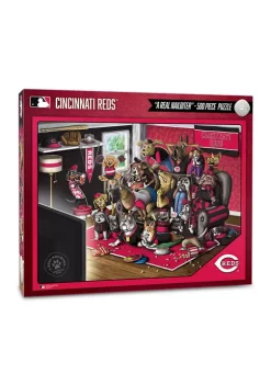 Best Sale 👍 MLB Cincinnati Reds Purebred Fans 500 Piece Puzzle - "A Real Nailbiter" by You The Fan 🎉 -You The Fan Sales Belk 4177