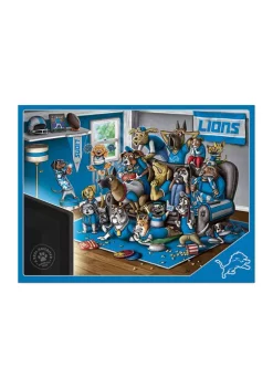 Best deal 👏 NFL Detroit Lions Purebred Fans 500-Piece Puzzle-"A Real Nailbiter" by You The Fan 🧨 -You The Fan Sales Belk 4188