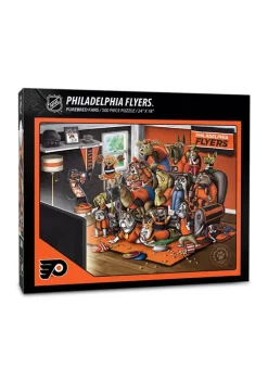 Cheap 👍 NHL Philadelphia Flyers Purebred Fans "A Real Nailbiter" 500 Piece Puzzle by You The Fan 😀