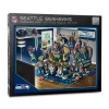 Discount 👏 NFL Seattle Seahawks Purebred Fans 500 Piece Puzzle-"A Real Nailbiter" by You The Fan ⭐ -You The Fan Sales Belk 4193