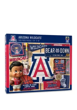 Cheap 🤩 NCAA Arizona Wildcats Retro Series Puzzle - 500 Pieces by You The Fan 👍