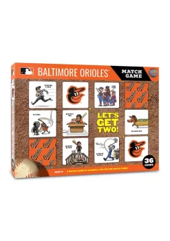Hot Sale ❤️ MLB Baltimore Orioles Licensed Memory Match Game by You The Fan 🤩 -You The Fan Sales Belk 4240