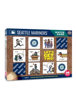 Budget ⭐ MLB Seattle Mariners Licensed Memory Match Game by You The Fan 🎉