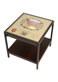 Promo 😀 NCAA Indiana Hoosiers 25-Layer StadiumViews Lighted End Table - Assembly Hall by You The Fan 🥰 -You The Fan Sales Belk 4277