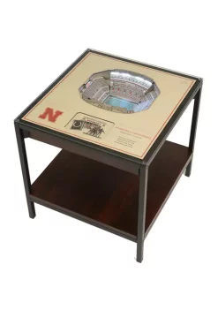 Cheapest ❤️ NCAA Nebraska Cornhuskers 25-Layer StadiumViews Lighted End Table - Memorial Stadium by You The Fan ✨ -You The Fan Sales Belk 4283