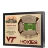 Best reviews of 🤩 NCAA Virginia Tech Hokies 25-Layer StadiumViews 3D Wall Art - Lane Stadium Worsham Field by You The Fan 👏 -You The Fan Sales Belk 4288