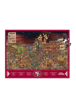 Buy 🔥 NFL San Francisco 49ers Wooden Joe Journeyman Puzzle by You The Fan 🔔 -You The Fan Sales Belk 4296