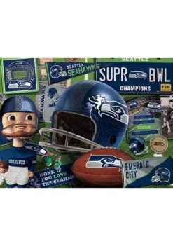 Best deal β€οΈ NFL Seattle Seahawks Wooden Retro Series Puzzle by You The Fan π§¨