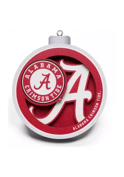 Hot Sale 👍 NCAA Alabama Crimson Tide 3D Logo Series Ornaments by You The Fan ❤️ -You The Fan Sales Belk 430