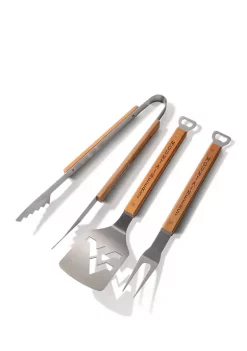 Wholesale 💯 NCAA West Virginia Mountaineers Classic Series 3 Piece BBQ Set by You The Fan 🥰 -You The Fan Sales Belk 4339