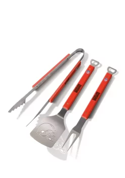 Best Pirce 😉 NFL Cleveland Browns Spirit Series 3-Piece BBQ Set by You The Fan 😀 -You The Fan Sales Belk 4344