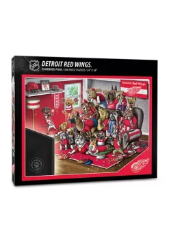 Brand new π₯ NHL Detroit Red Wings Purebred Fans "A Real Nailbiter" 500 Piece Puzzle by You The Fan βοΈ