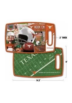 Discount 💯 NCAA Texas Longhorns Retro Series Cutting Board by You The Fan ✔️ -You The Fan Sales Belk 4361