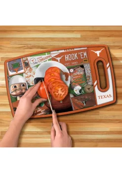 Discount 💯 NCAA Texas Longhorns Retro Series Cutting Board by You The Fan ✔️ -You The Fan Sales Belk 4363